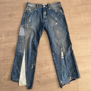 Lanvin Paris x Gallery Dept Art On Display Paint Splatter Jeans size 31